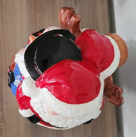 🎄🍪 Vintage 3D Christmas Cookie Jar – Mr. Moose, Santa & Frosty Amazing Design - Picture 9 of 16
